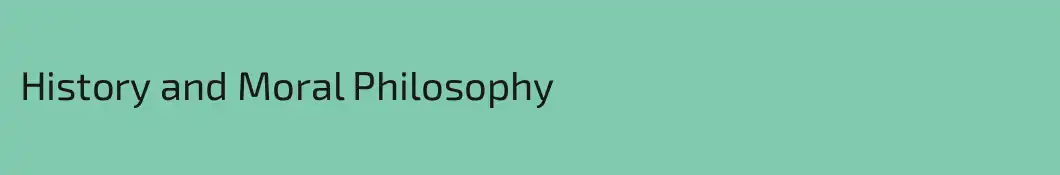 History and Moral Philosophy